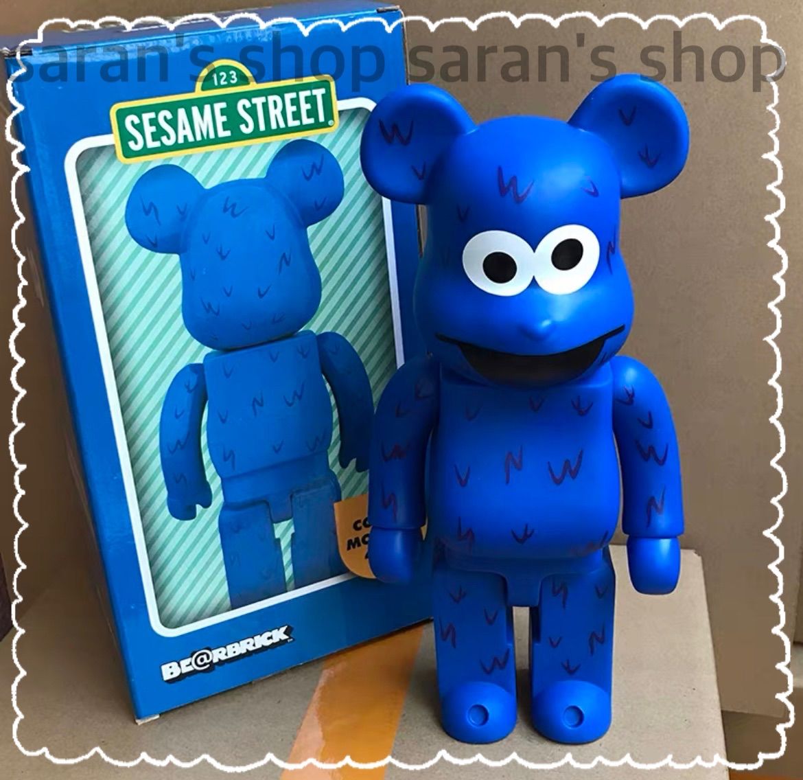 ベアブリック BE@RBRICK セサミストリー クッキーモンスター COOKIE MONSTER 400% 28センチ - メルカリ