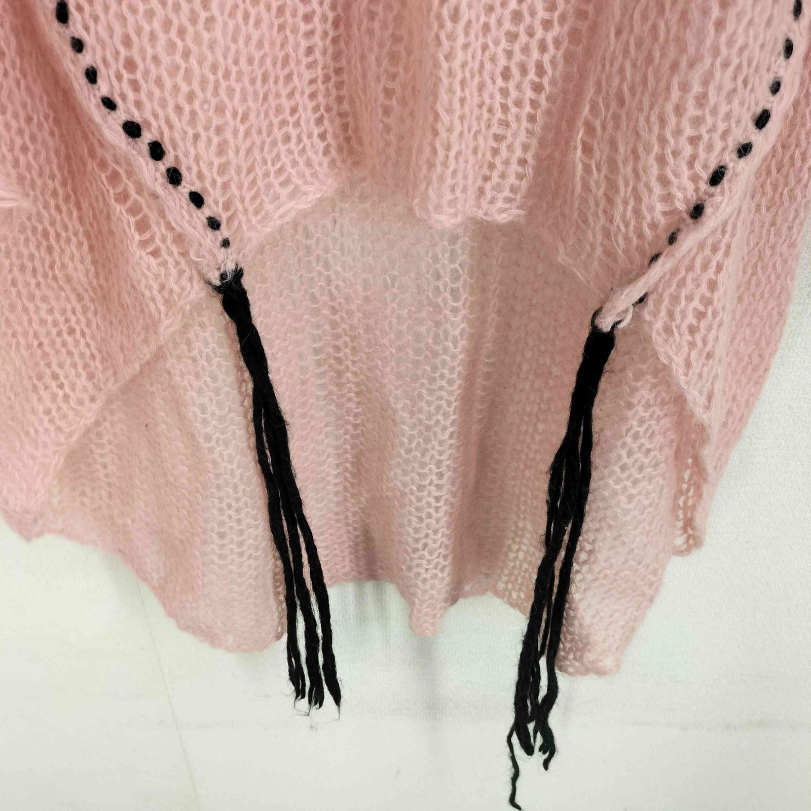 Pameo Pose(パメオポーズ) 21aw Stitched Mohair Knit Top レディー 中古 古着 0329 パメオポーズ Pameo Pose 21aw Stitched Mohair Knit Top