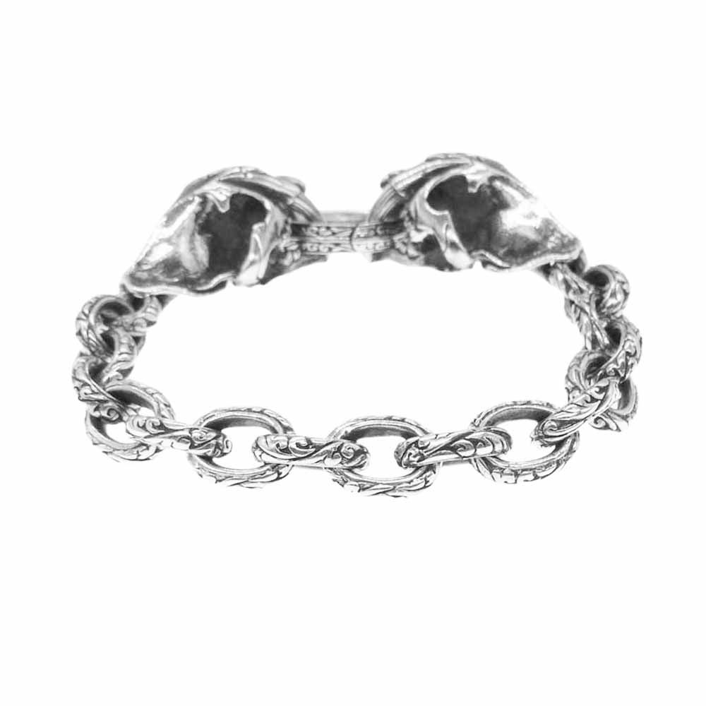 ZOCALO ソカロ サーベルタイガー ブレスレット シルバー系【中古】 ZOCALO ソカロ Saber Toothed Tiger Facing Bracelet サーベルタイガー