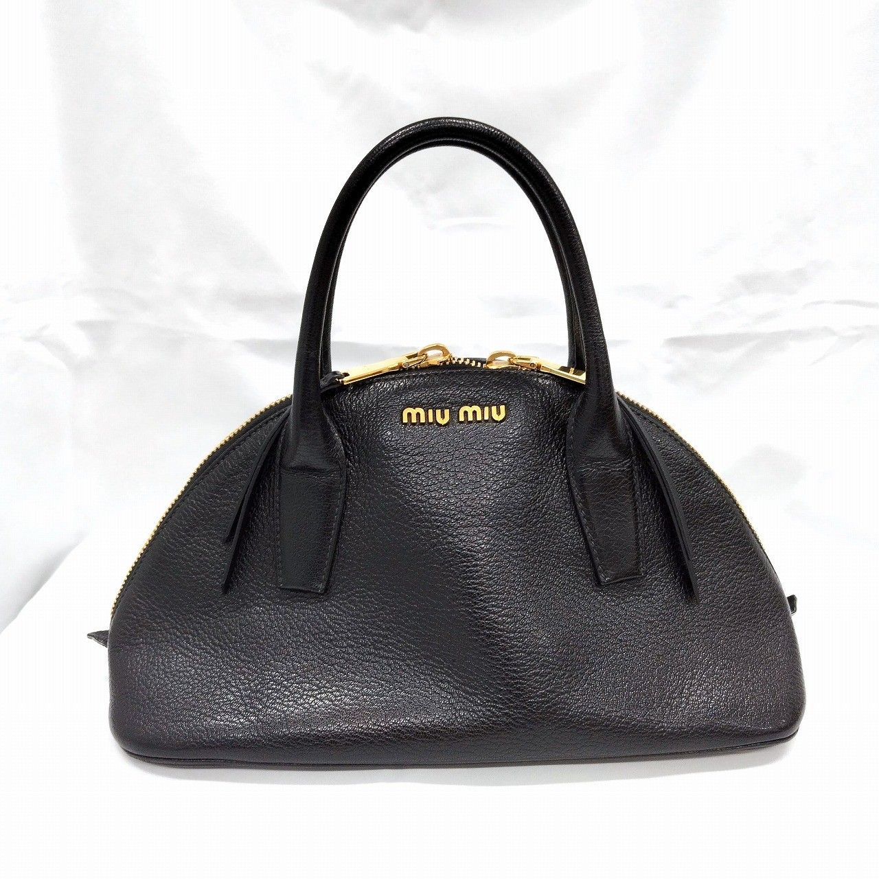 ミュウミュウ(MIUMIU) ゴートレザー ハンドバッグ RL0091