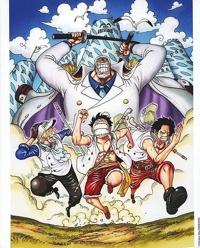 雑貨　ルフィとエースとサボが海軍 ONE PIECE magazine“夢の一枚”Vol.2 フルカラーアートボード 「ワンピース」 中古】雑貨 ルフィとエースとサボが海軍 ONE PIECE magazine“夢
