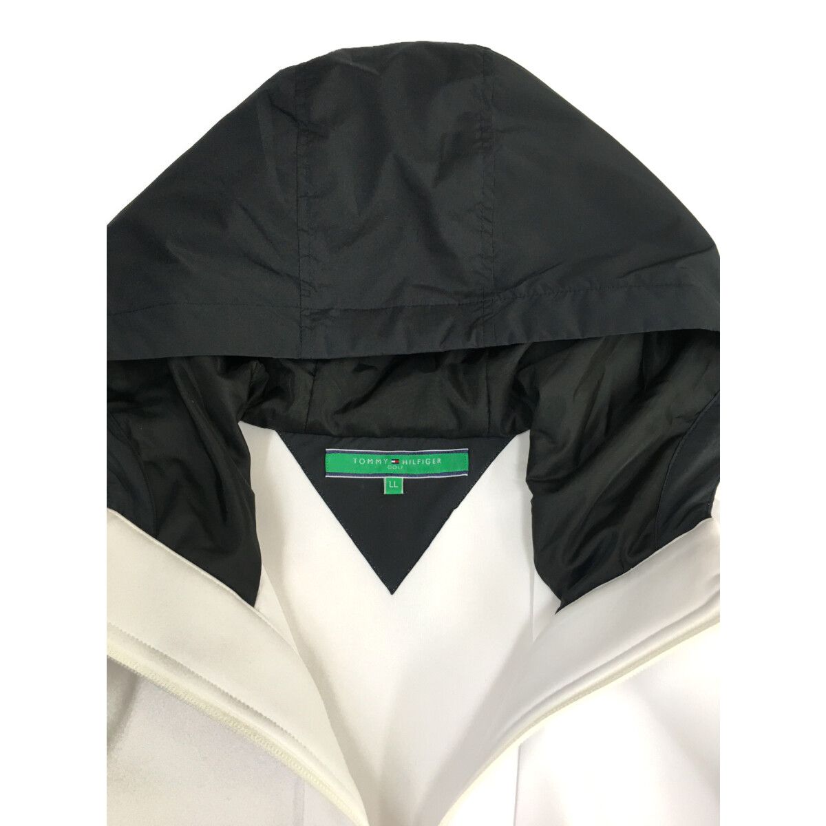 中古 美品 サイズL トミーゴルフ ダンボール パーカー TOMMY HILFIGER