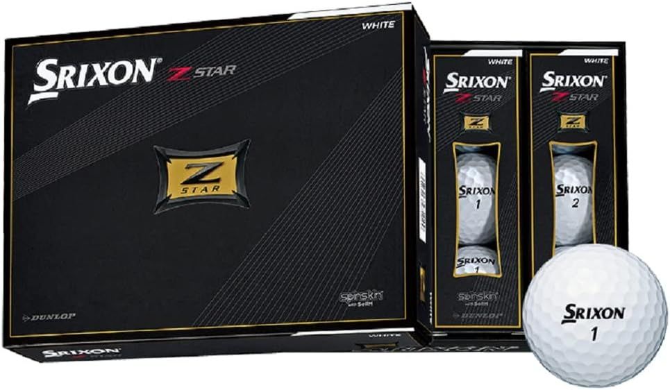DUNLOP(ダンロップ) ゴルフボール SRIXON Z-STAR/Z-SATR XV 2021年モデル 1ダース(12個入り)