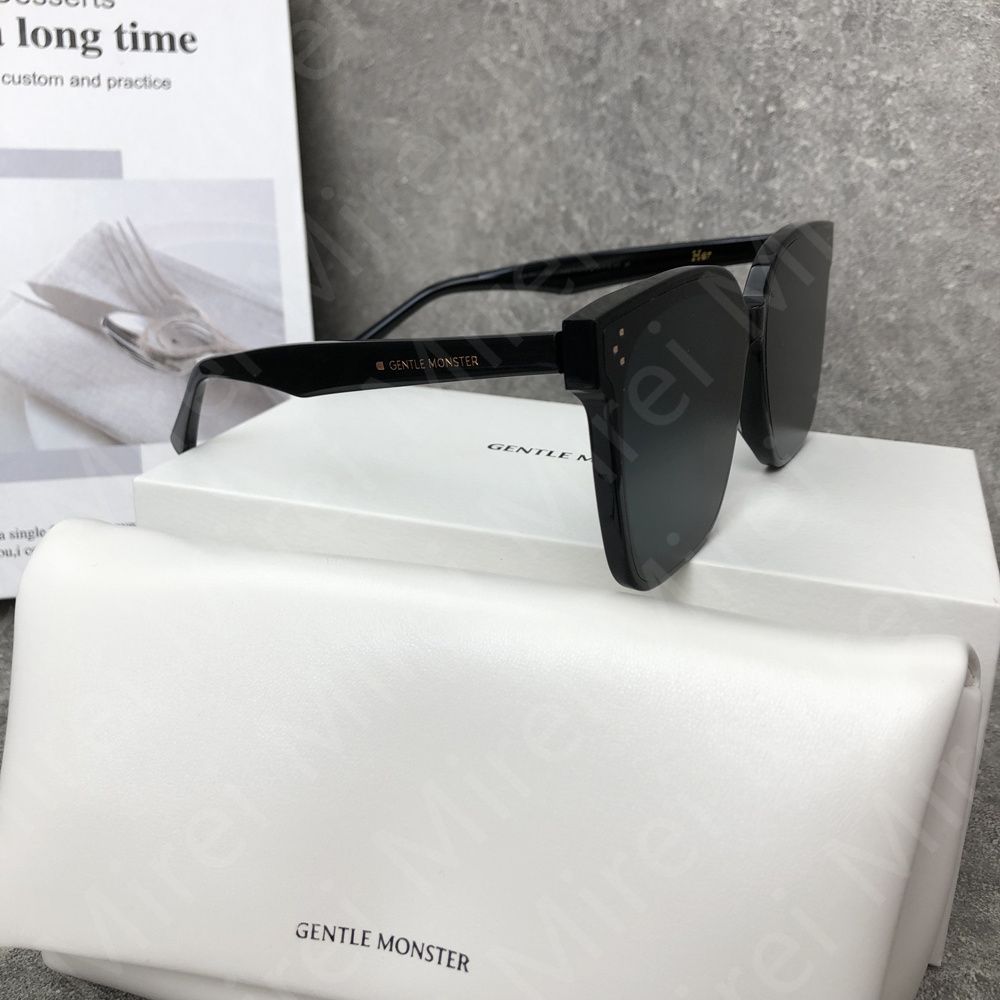 GENTLE MONSTER her01 サングラス ブラック Gentle Monster Her 01 スクエアフレーム サングラス 通販
