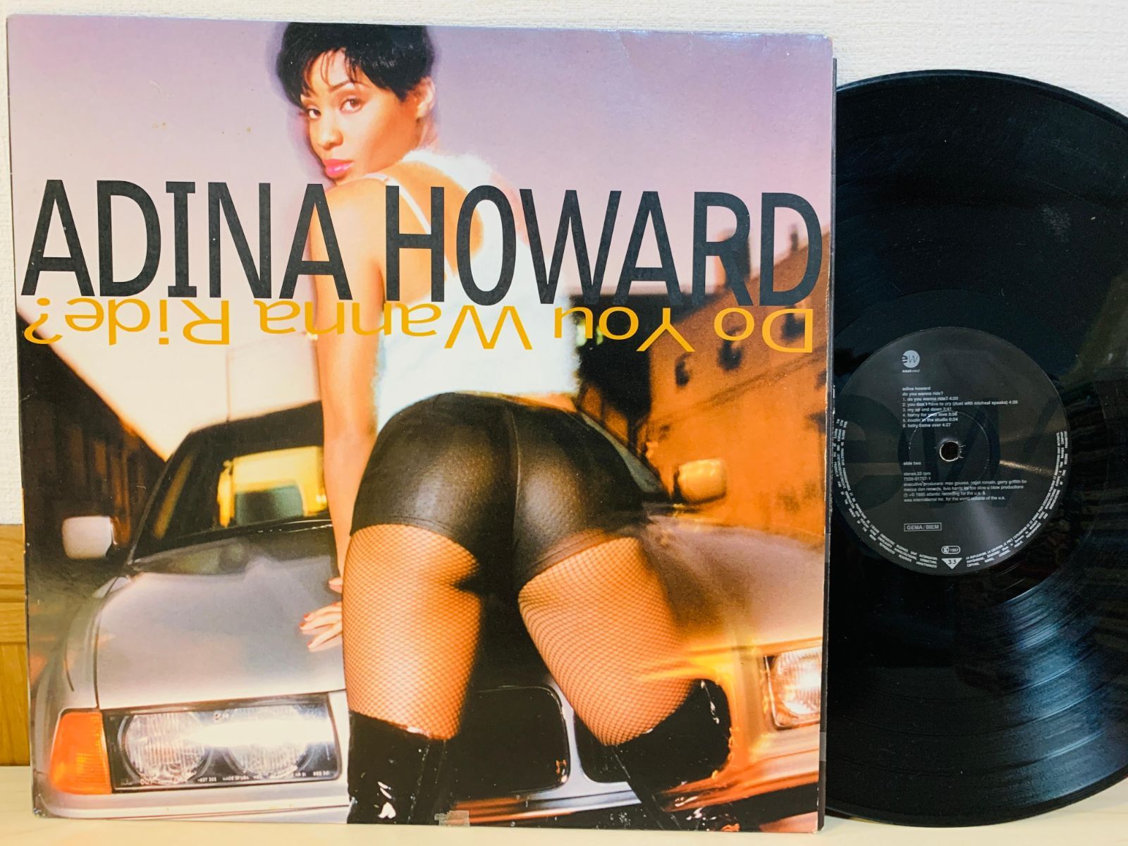 LP 独盤 ADINA HOWARD Do You Wanna Ride? アディーナ・ハワード ドイツ盤 made in Germany 7559-61757-1 L28
