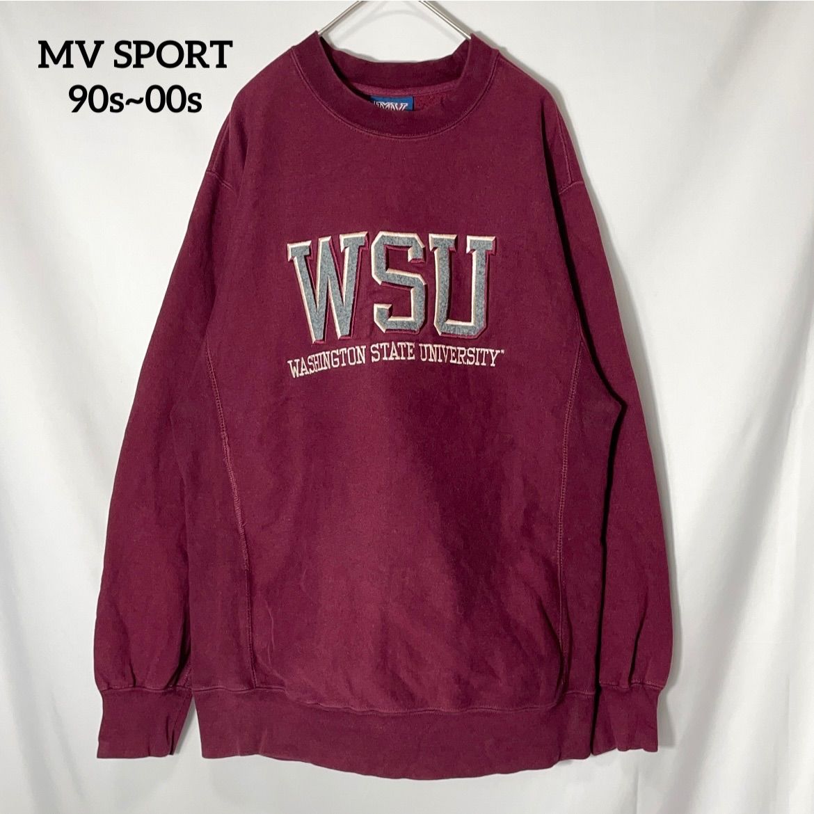 90s~00s カレッジロゴ ワシントン州立大学 WSU 刺繍ロゴ