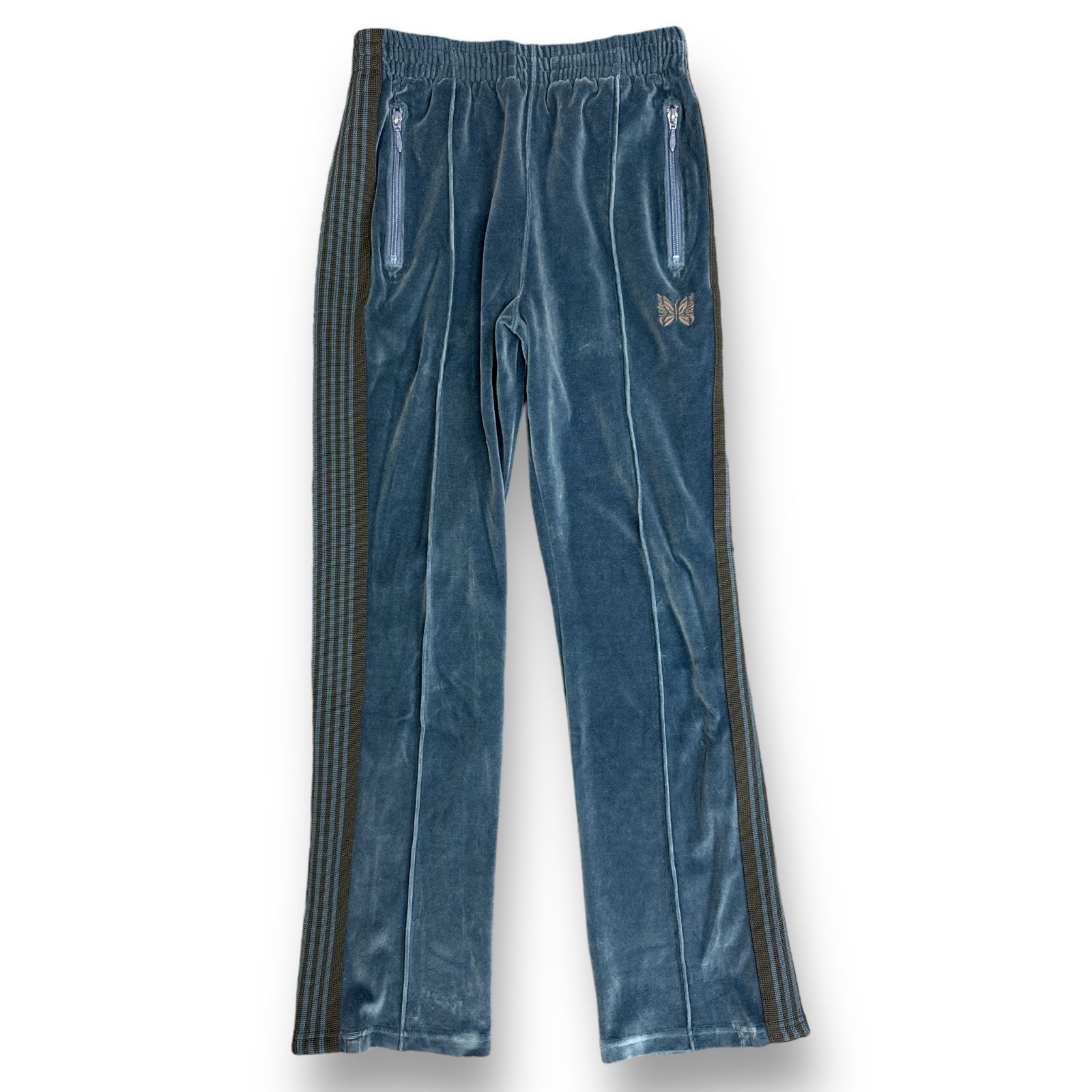 ‼️早い者勝ち‼️ニードルス　ベロア　トラックパンツ　ネイビー ニードルス ベロアトラックパンツ ネイビー 早い者勝ち‼️ニードルス