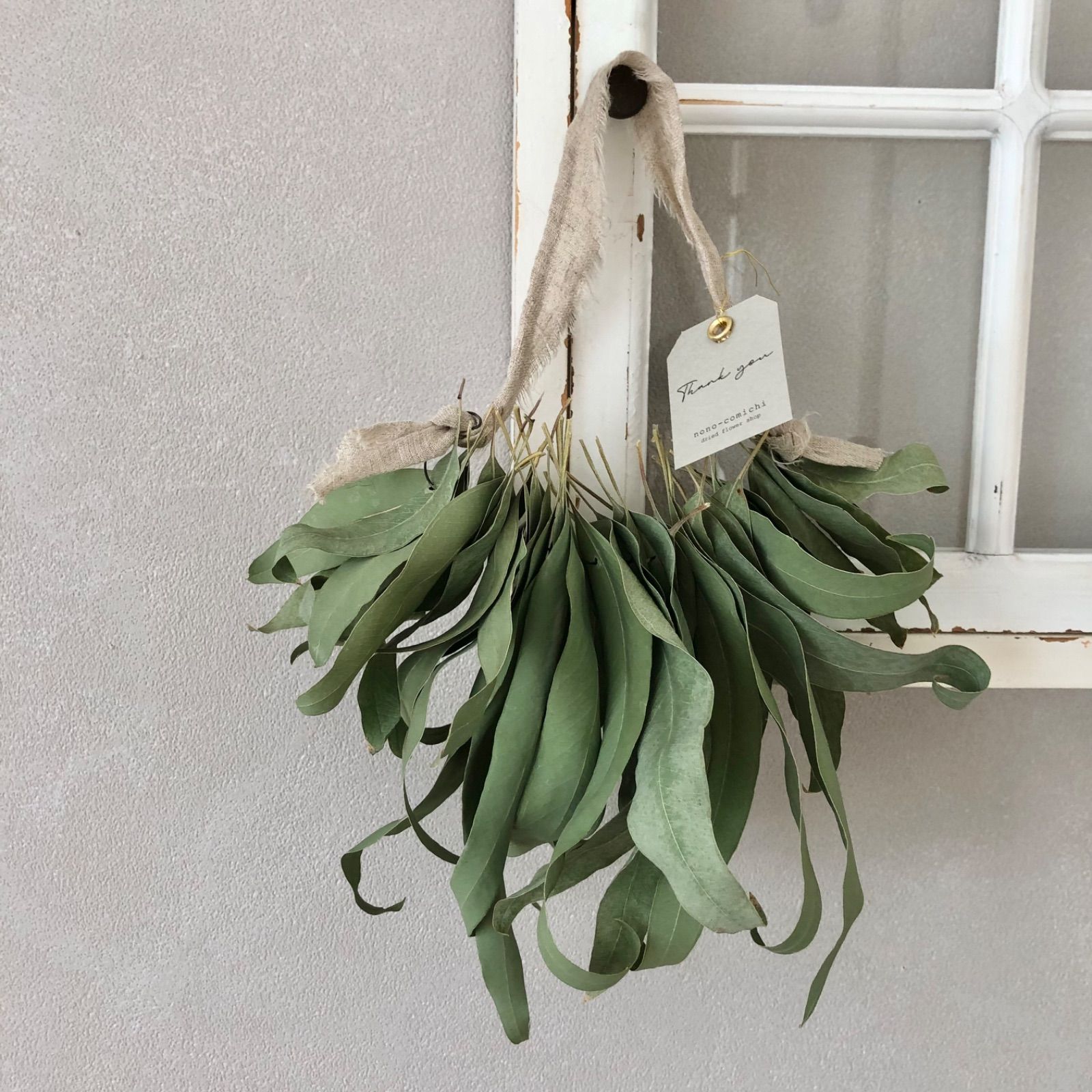 全国無料，格安 green leafs ロングリーフユーカリのスワッグ　31cm スワッグ
