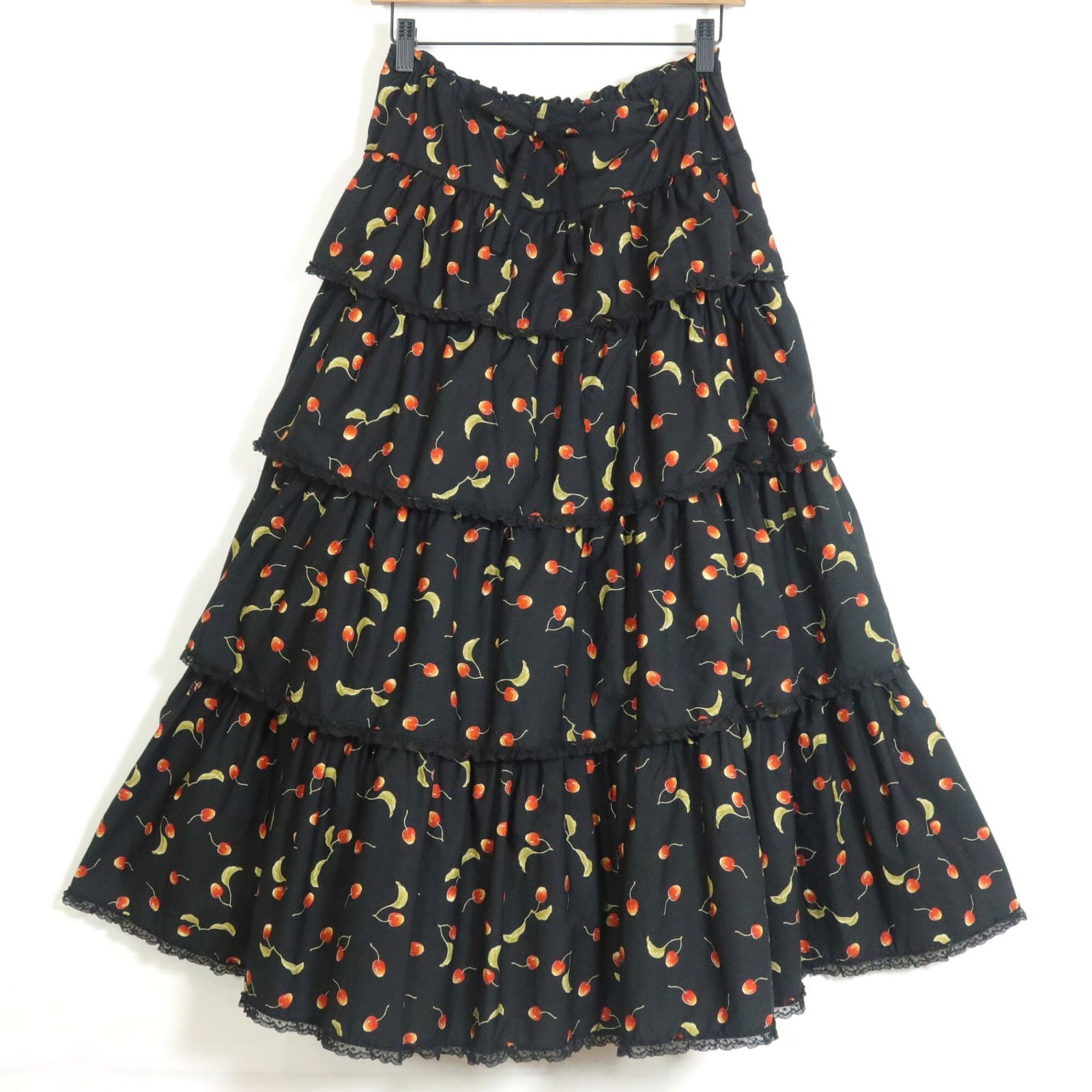 【のん】ワンダフルワールドスカート 美品】ワンダフルワールド カネコイサオ☆豪華！かぶせ段々フリルの