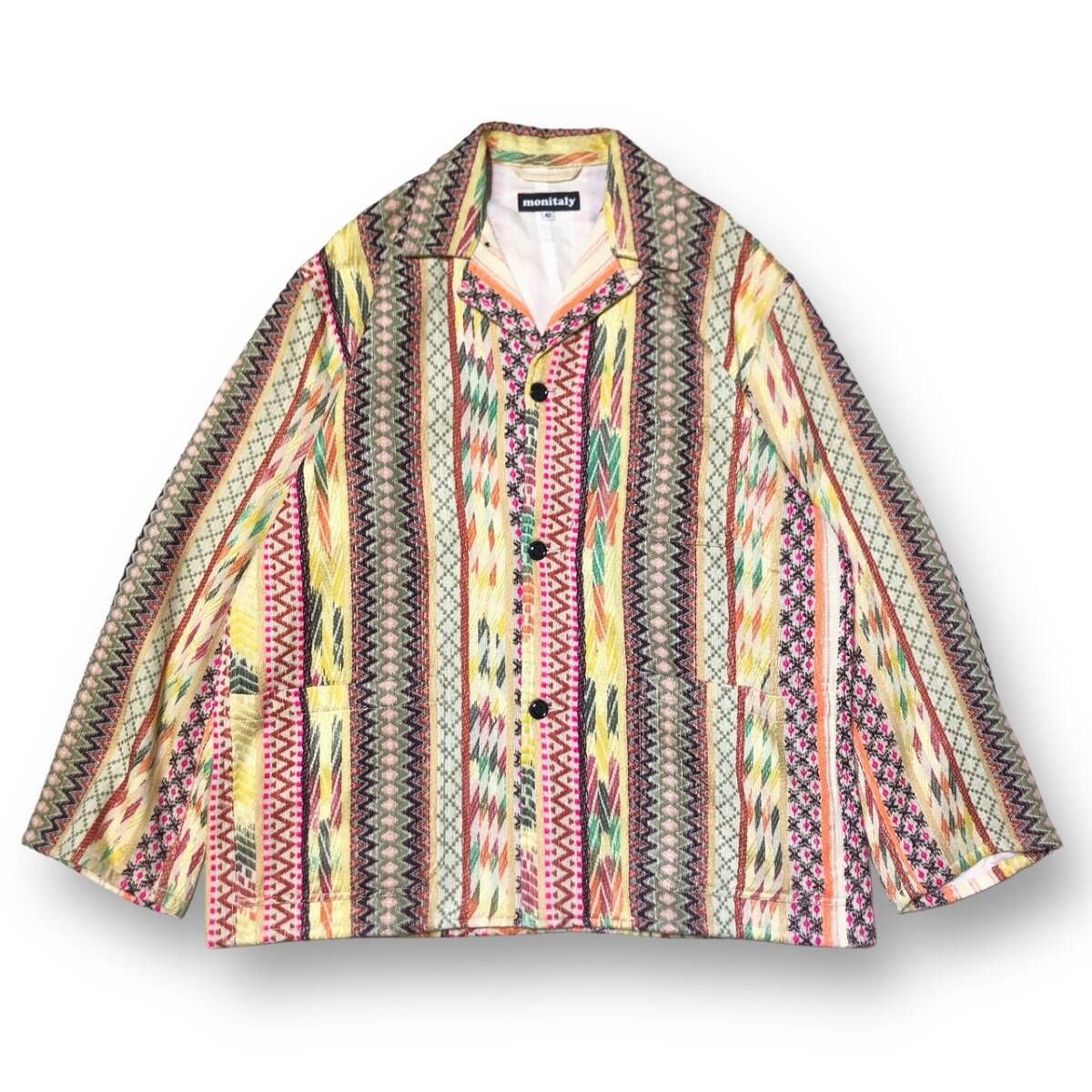 Monitaly LS Italian Jail Jacket Beige 長袖 イタリアン