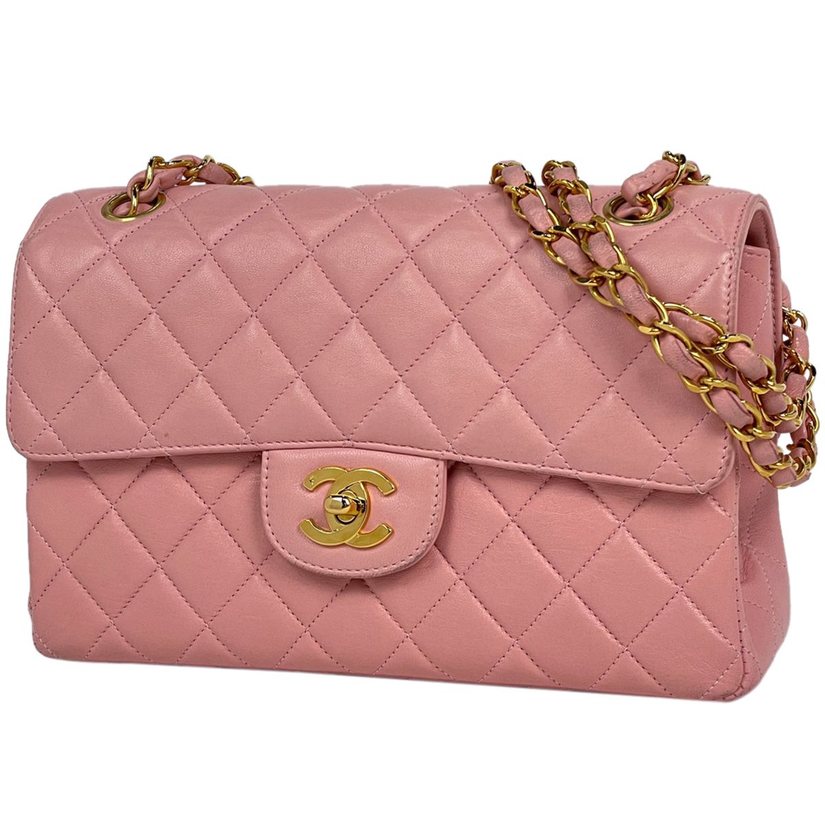 シャネル CHANEL ココマーク チェーン ショルダーバッグ ダブル 