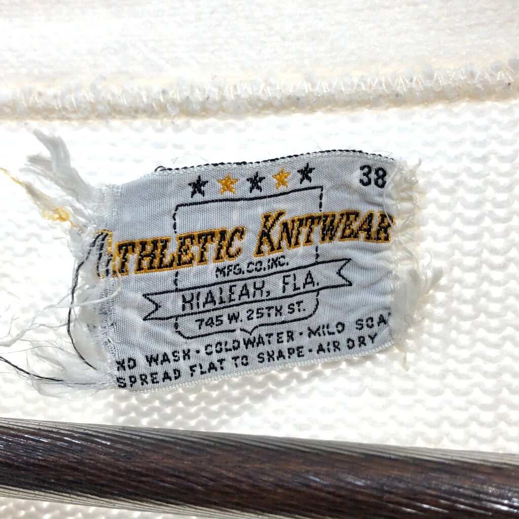 60年代 Athletic Knitwear ウール Vネック カーディガン トップス