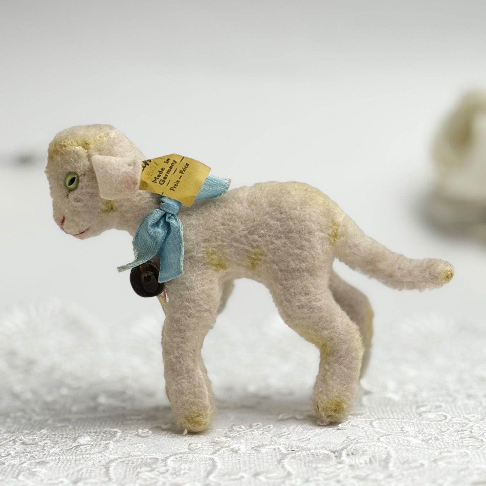 送料無料☆シュタイフ☆Lamby 10cm オールID's完品☆1968年製