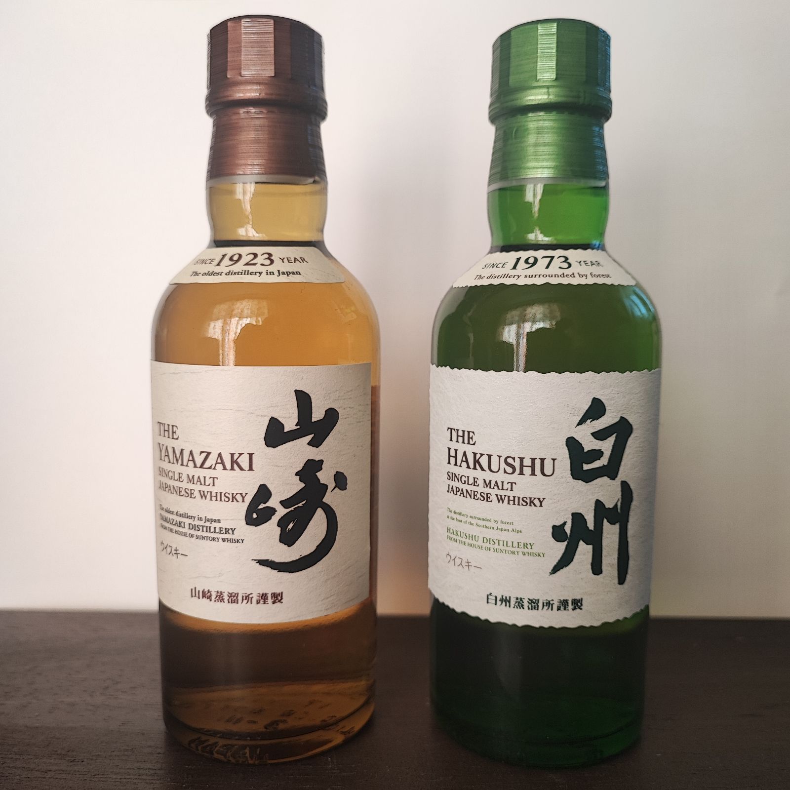 新品未開封】山崎、白州180ml×各3本 山崎・白州ウイスキー 180ml 各3