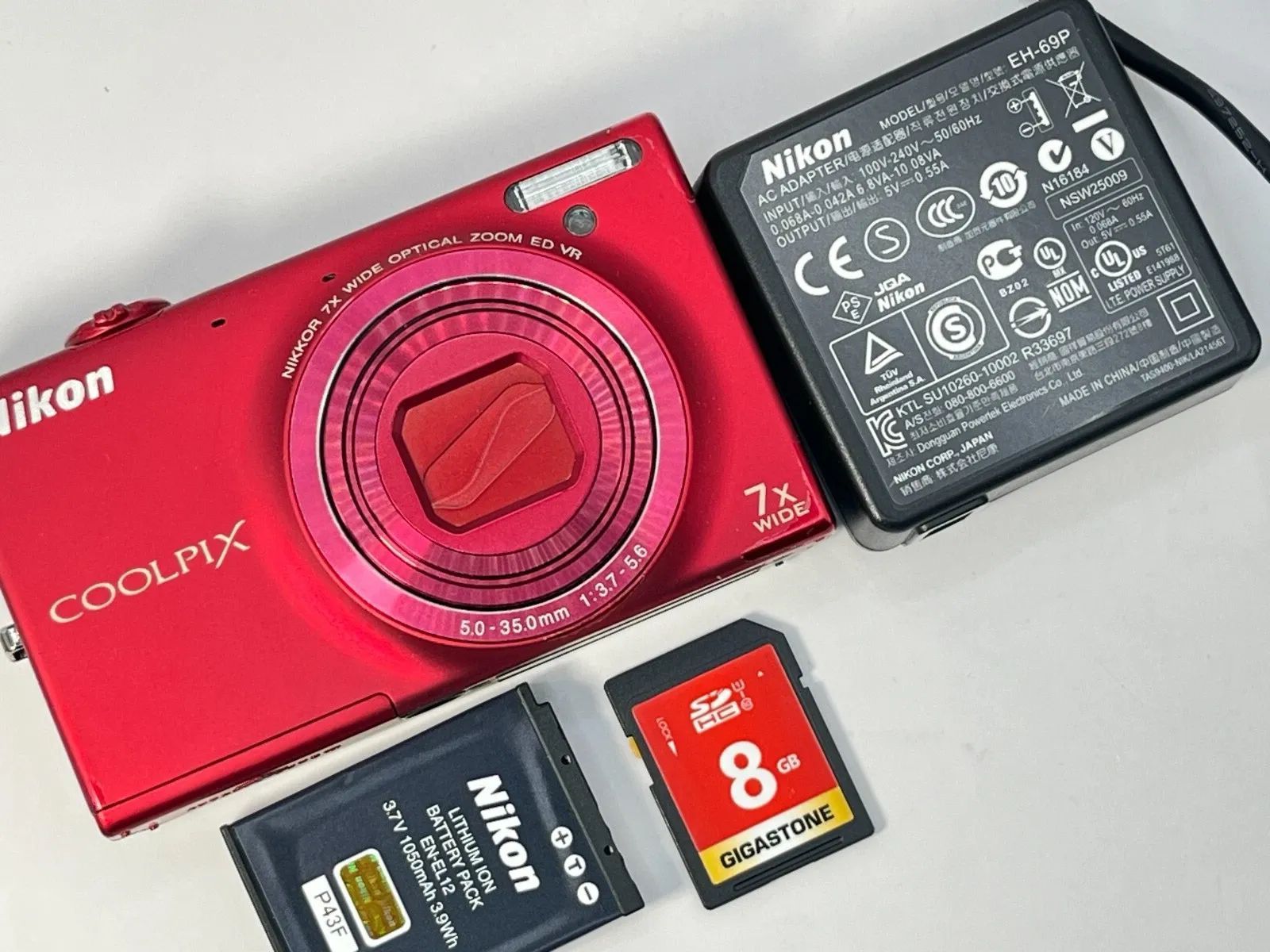 Nikon ニコン COOLPIX S6100 レッド コンパクトデジタルカメラ 