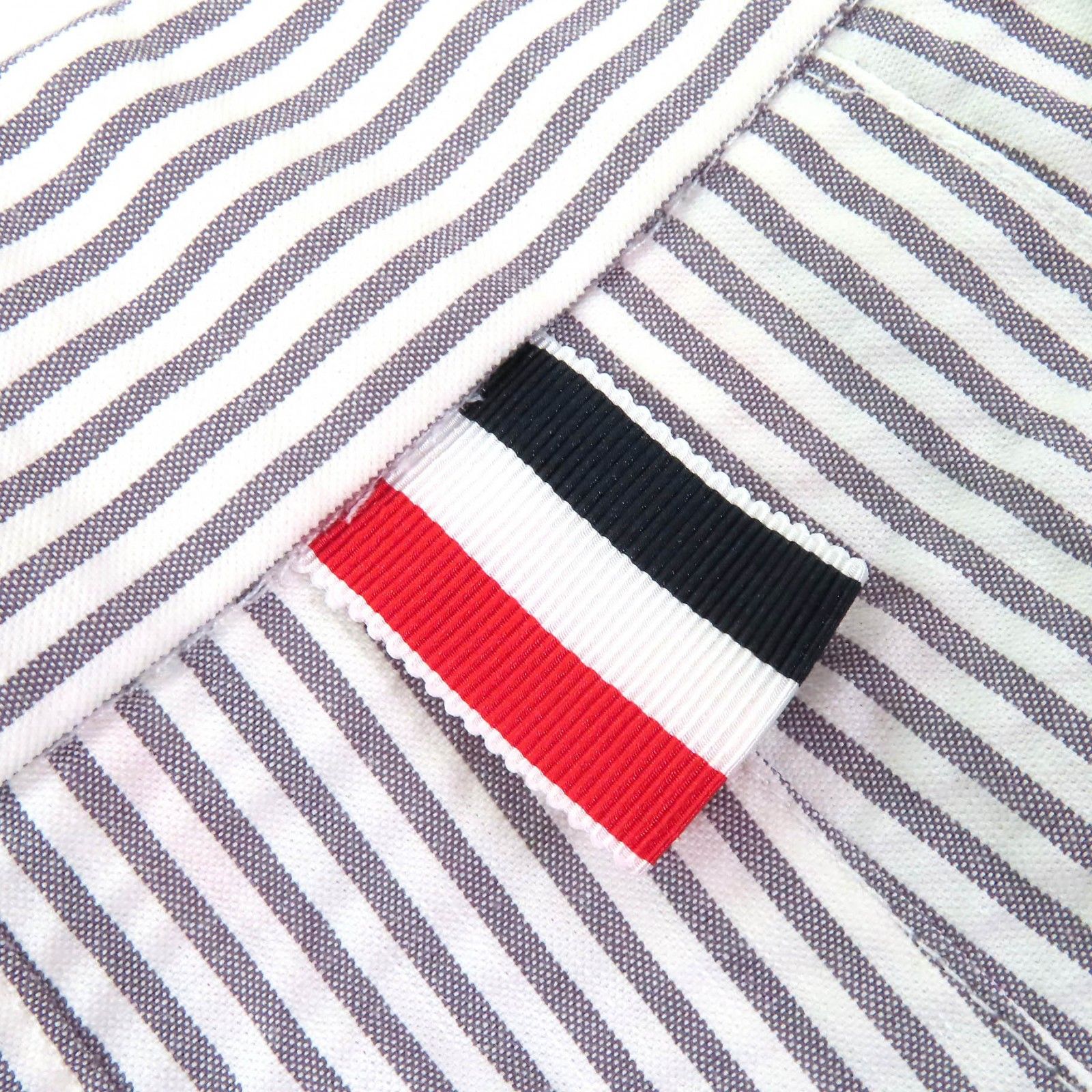 【美品✨】THOM BROWNE ラガーシャツ トリコカラー ボーダー Thom Browne - ストライプ・コットン・ラグビー・シャツ を