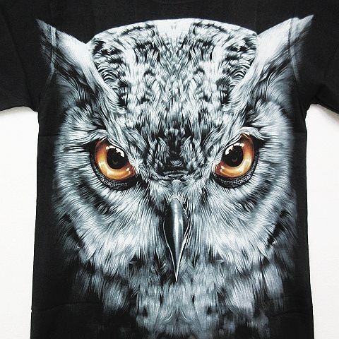 送料無料】【新品】0235 半袖Tシャツ フクロウ 梟 ふくろう 不苦労
