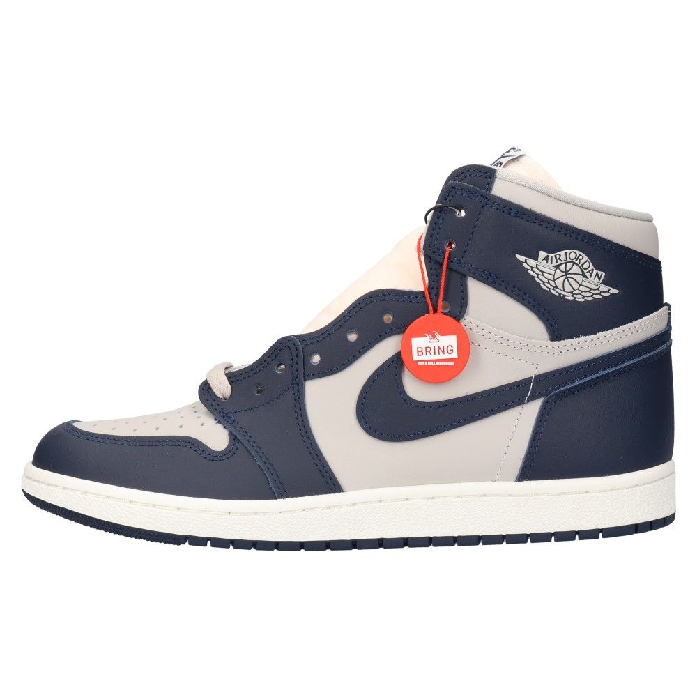 NIKE (ナイキ) AIR JORDAN 1 HIGH 85 GEORGETOWN BQ4422-400 エアジョーダン1 ハイ 85  ジョージタウン ハイカットスニーカー US10/28cm グレー/ネイビー - メルカリ