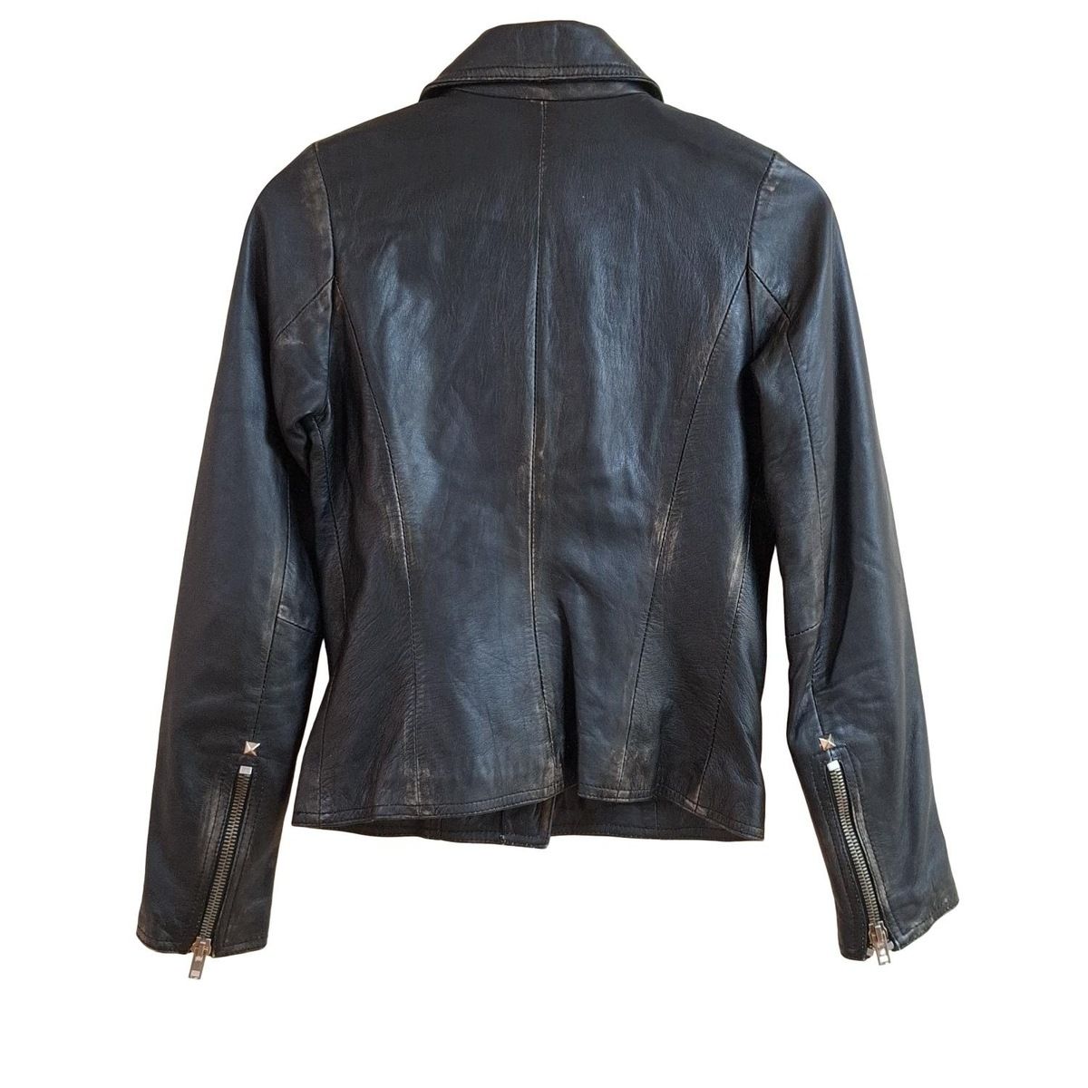 s.w.o.r.d スウォード ライダースジャケット サイズS レディース - 黒 長袖 スタッズ 冬