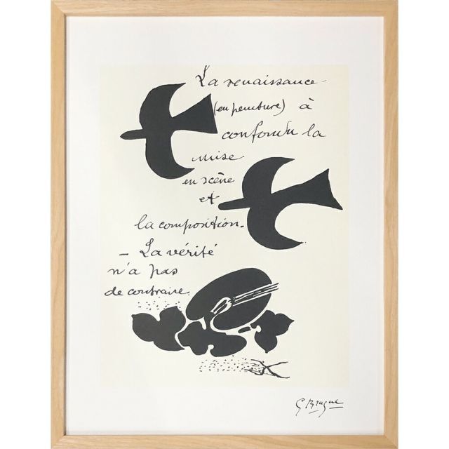 Georges Braque ジョルジュ・ブラック アートフレーム LA
