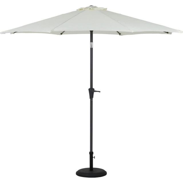 不二貿易 アルミ ガーデン パラソル アイボリー 270cm 85185 チルト機能 ガーデン 庭 ベース別売