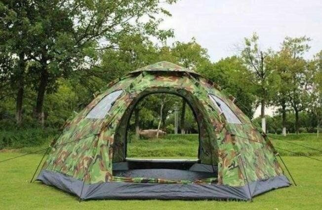 キャンプワンタッチテントUVカットアウトドア用品5～8人用入口2窓4WP今週注目