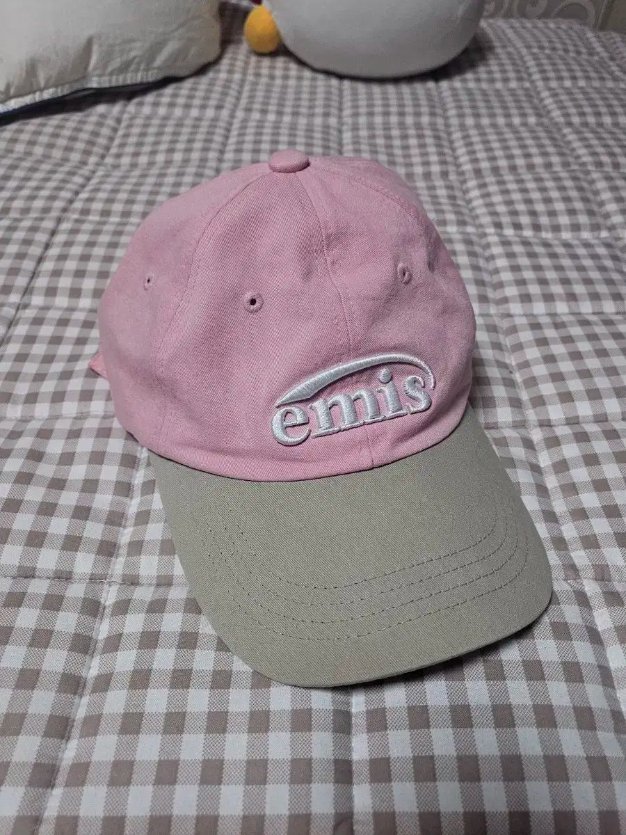 emis(エミス) ボールキャップ ピンク ベージュ