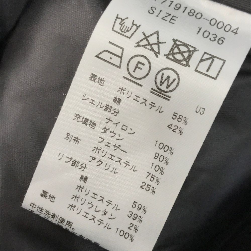 サイズ 36 ZOY ゾーイ 素材切替 ダウンジャケット バック刺繍 グレー系 240101385213 ゴルフウェア レディース ストスト LLC-HASEGAWATOSO_COM