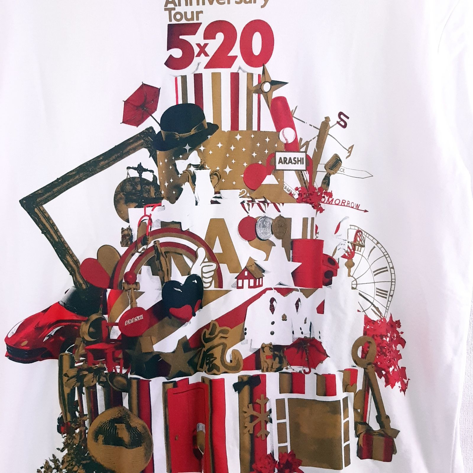 嵐ARASHI 5×20 anniversary tourツアー Tシャツ - メルカリ