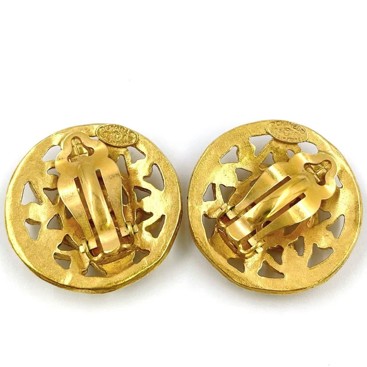 CHANEL ココマーク GP ゴールド イヤリング ピアス ゴールド