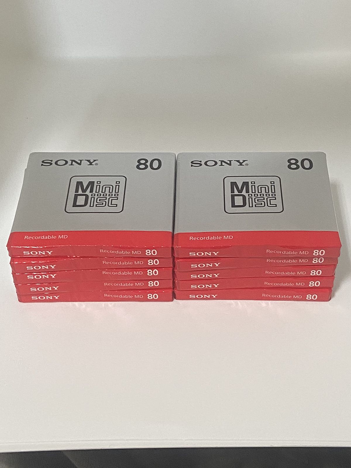 SONY 録音用ミニディスク MD 80分 10枚セット MDW80T 【公式通販】