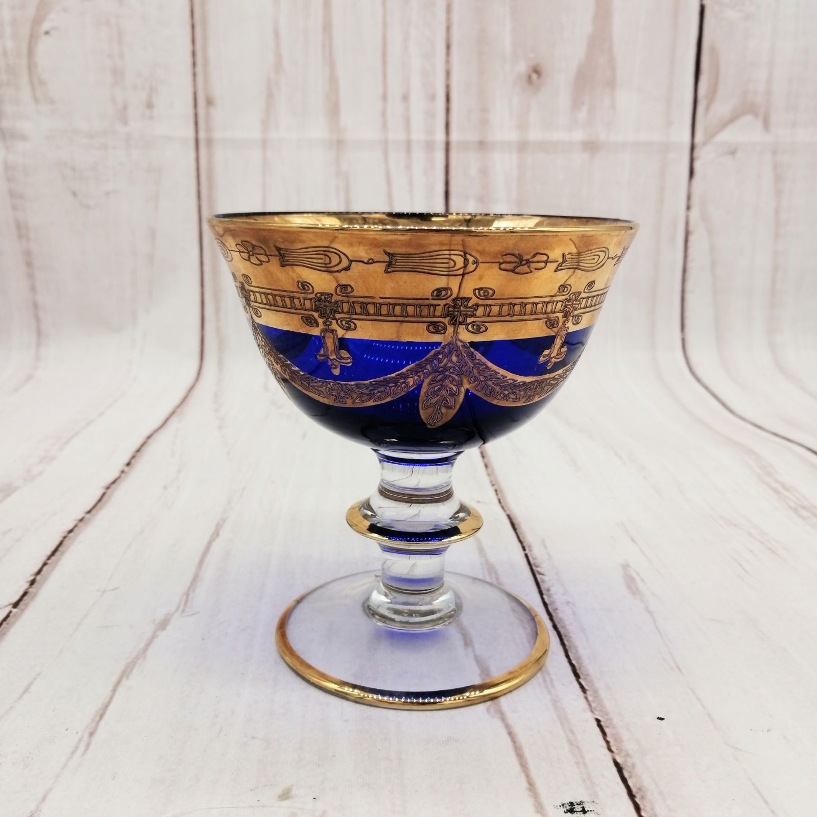 【アンティーク】インターグラス イタリア プレート 24KT ゴールド 24K ゴールド イタリア Interglass社製 ゴブリングラス ガラス