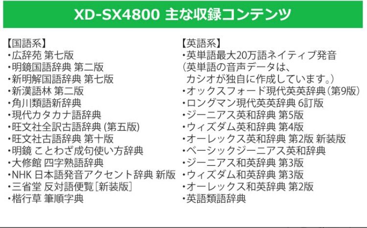 速くおよび自由な 新品 未使用 電子辞書 エクスワード Xd Sx4800we 白 その他 Lavacanegra Com Mx Lavacanegra Com Mx