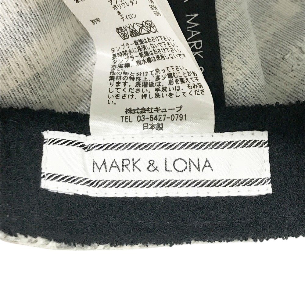 MARK&LONA マークアンドロナ フラットキャップ ウール混