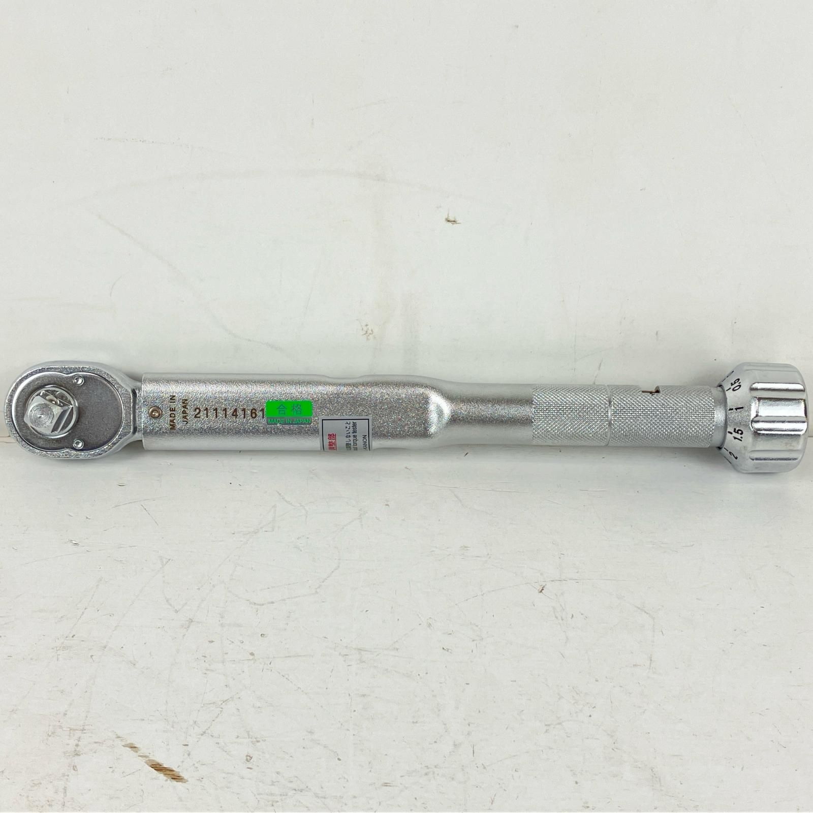 ЗЗKANON 7 9.5mm トルクレンチ 合格書 取説 外 N50QLK シルバー