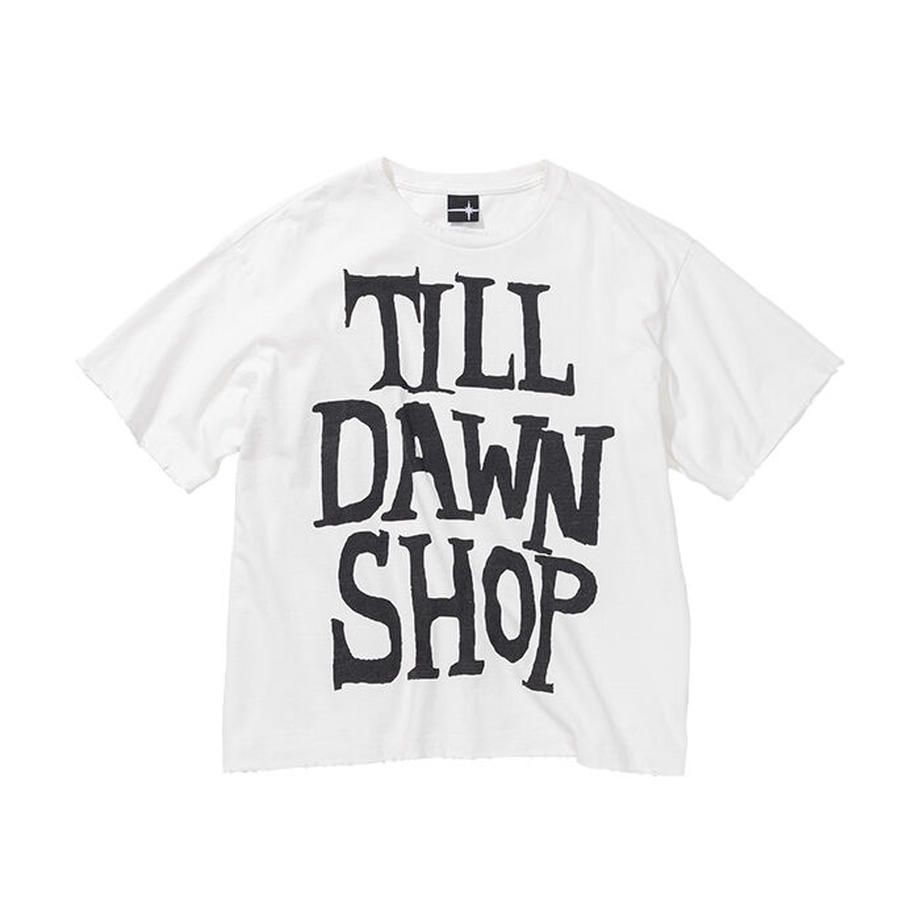 TILLDAWN TILLDAWN SHOP 1/2 SLEEVE TEE WHITE - AURUM FASHION STORE