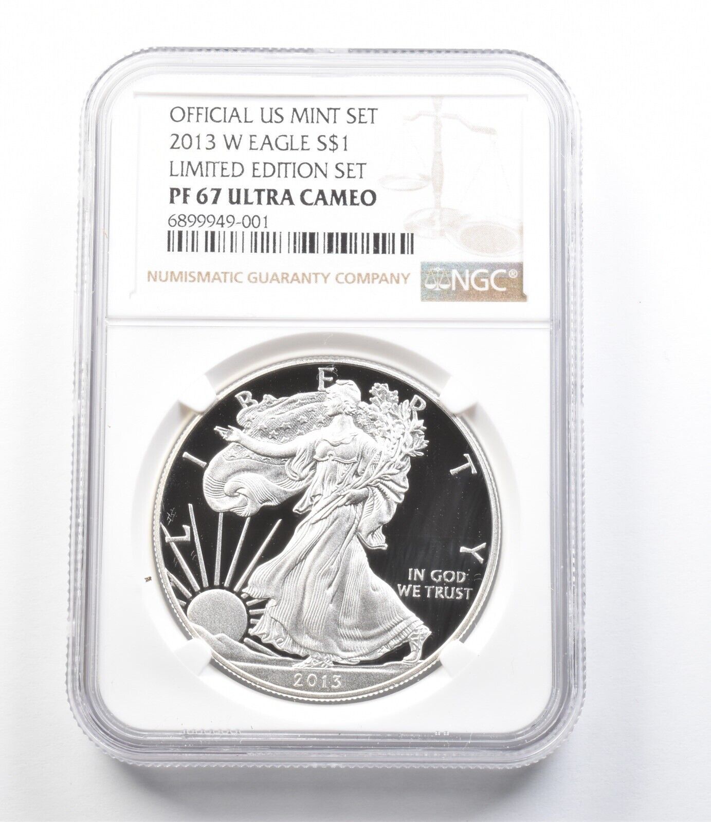 2013W アメリカン シルバー イーグル 版セット PF67 UCAM NGC