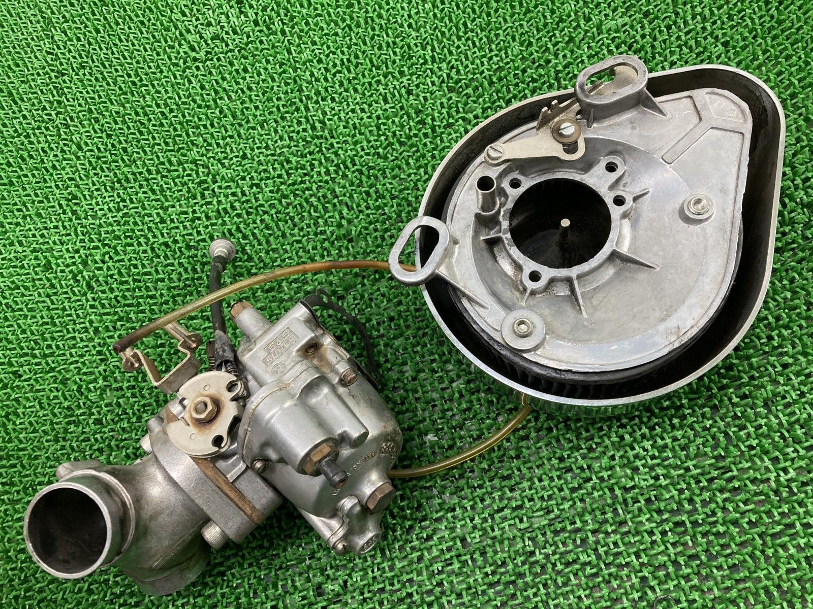 SUキャブ ハーレー エボソフテイル 中古 EVO用 SUキャブ クローム 中古 