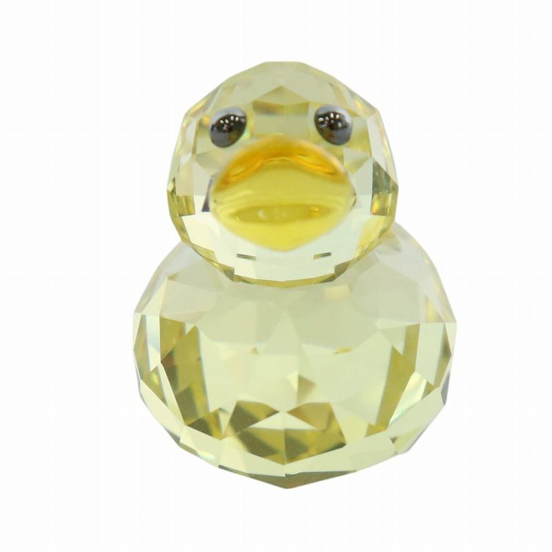 美品 スワロフスキー ハッピーダック イエロー サニーサンデイ 置物 美品 スワロフスキー ハッピーダック イエロー サニーサンデイ