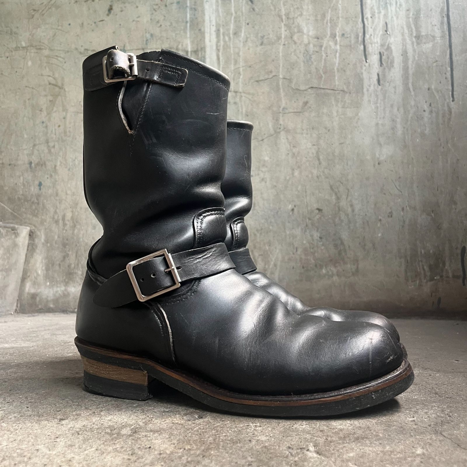 8.5D 94年 茶芯 PT91 レッドウィング エンジニアブーツ 2268 RED WING 90s 2268 PT91 エンジニアブーツ 茶芯 9D レッドウィング