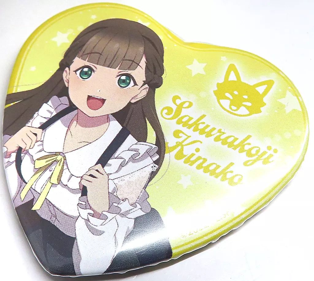 ハート缶バッジ 桜小路きな子 ゆめかわガーリーcollection 2024