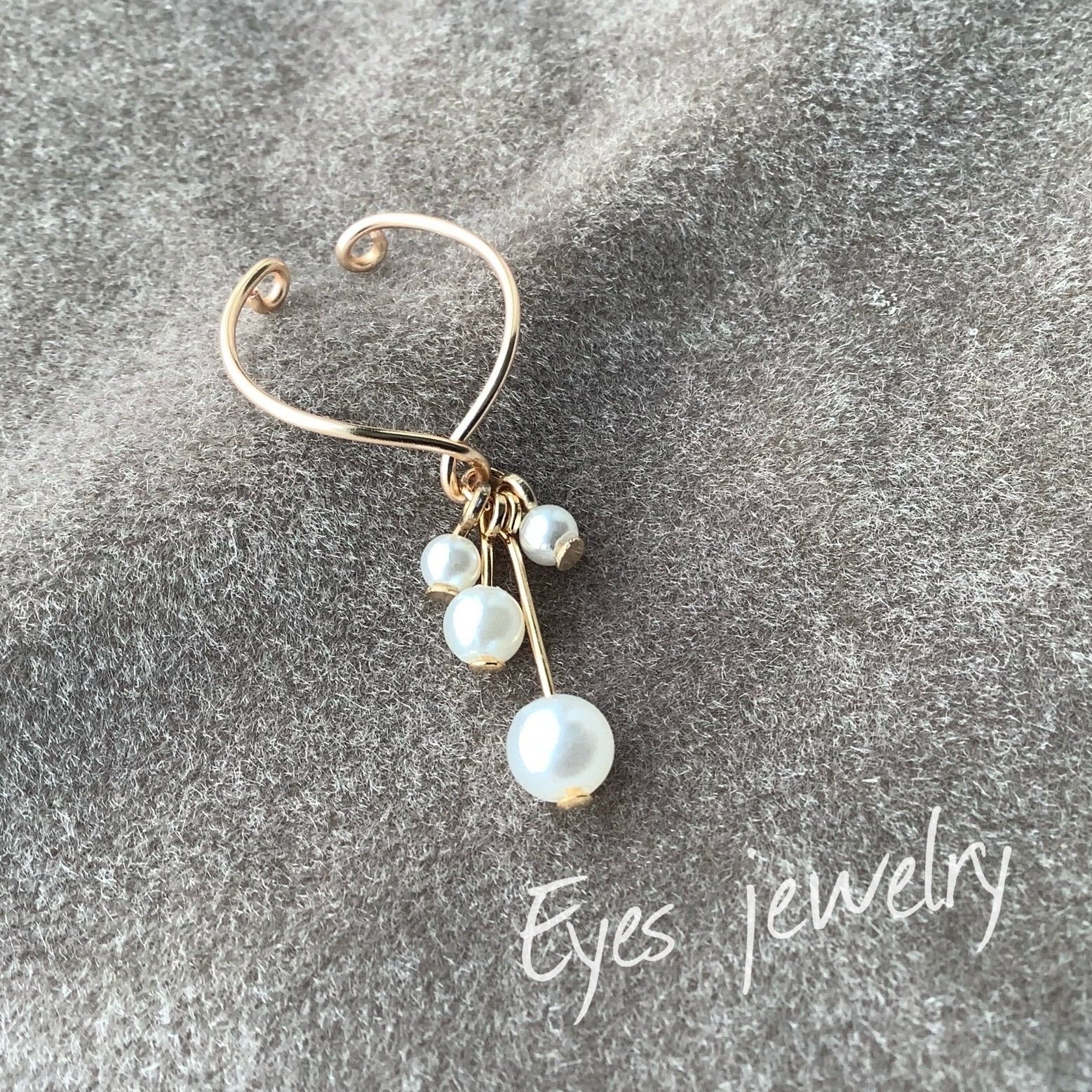 Eyes jewelry イヤーカフ ハンドメイド - メルカリ