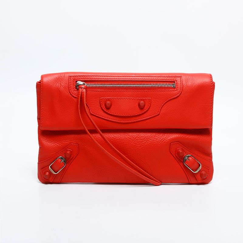 BALENCIAGA バレンシアガ クラッチバッグ レザー ジャイアント