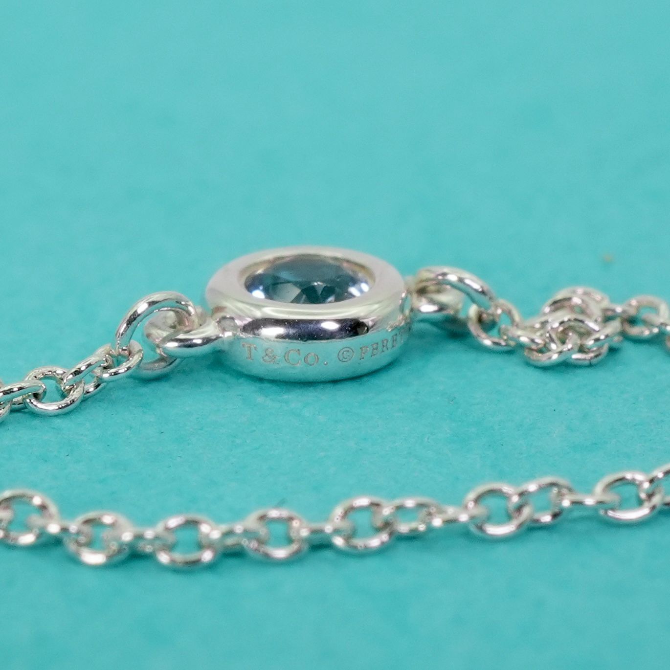 【 極美品 】 ティファニー　ピアス　バイザヤード　アクアマリン　925　箱付き ティファニー ピアス バイザヤード アクアマリン 925