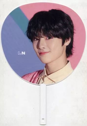 中古】うちわ アイエン うちわ 「Stray Kids World Tour “District 9