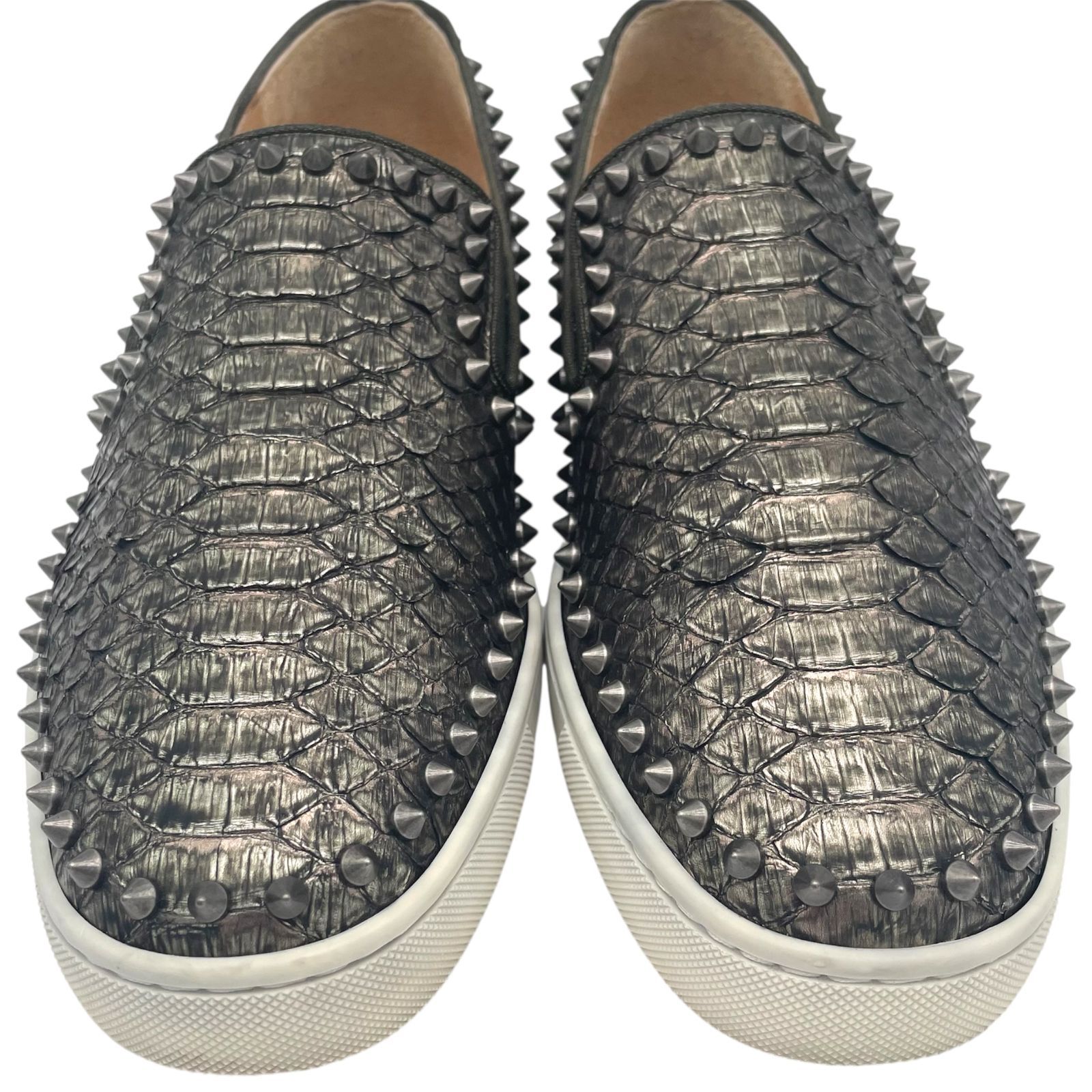 美品 Christian Louboutin クリスチャン ルブタン スリッポン 