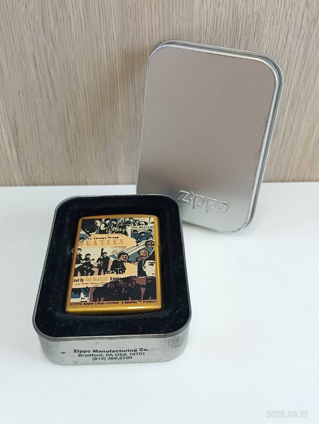 中古品】 The Beatlesビートルズ 限定版 Zippoジッポライター オイル 