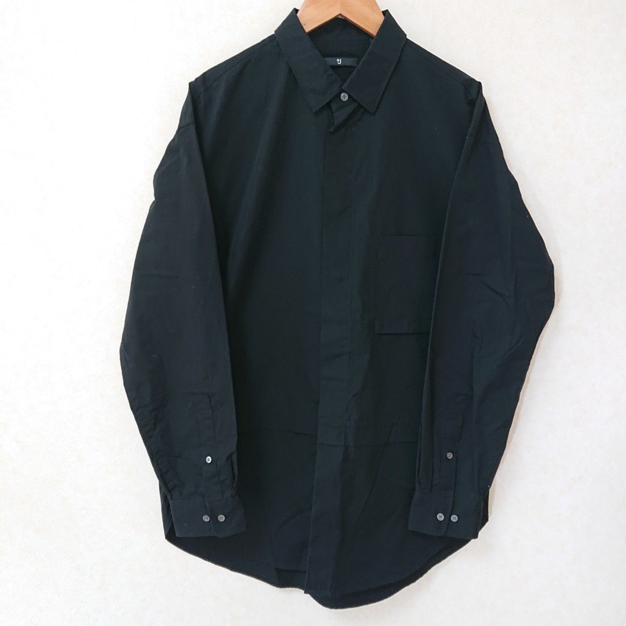 w^)b UNIQLO ユニクロ ＋J スーピマコットン オーバーサイズ シャツ 