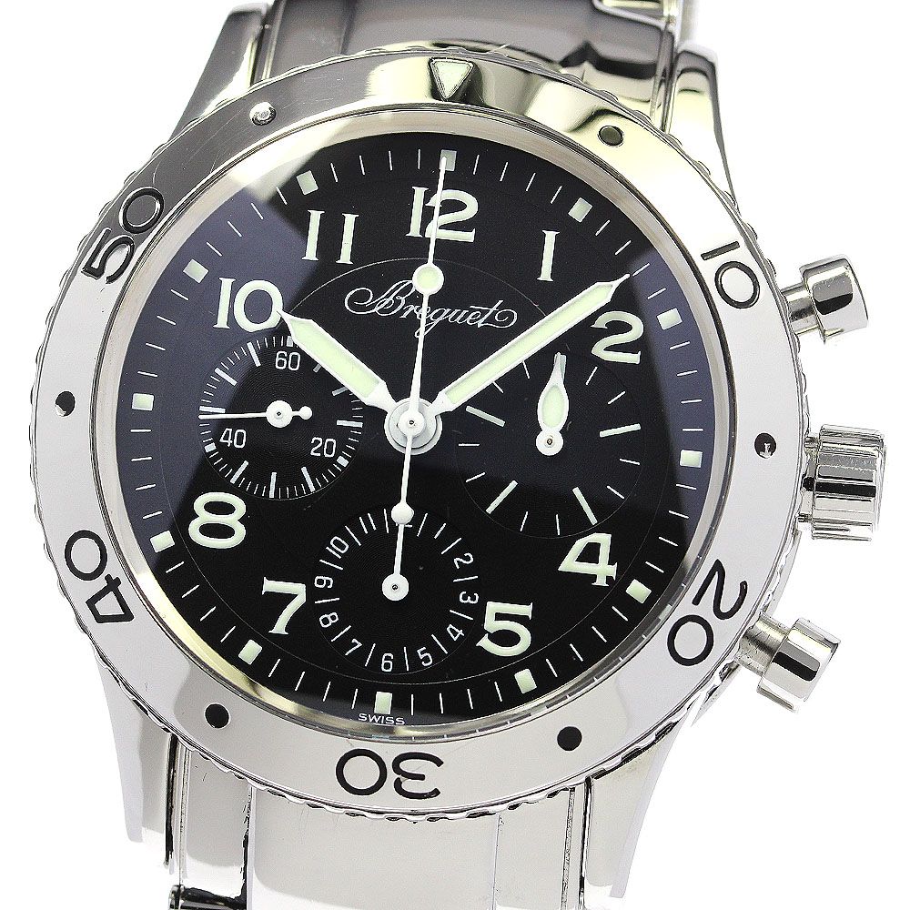 ブレゲ Breguet 3800ST/92/SW9 アエロナバル タイプXX クロノグラフ 自動巻き メンズ良品箱・保証書付き_770914
