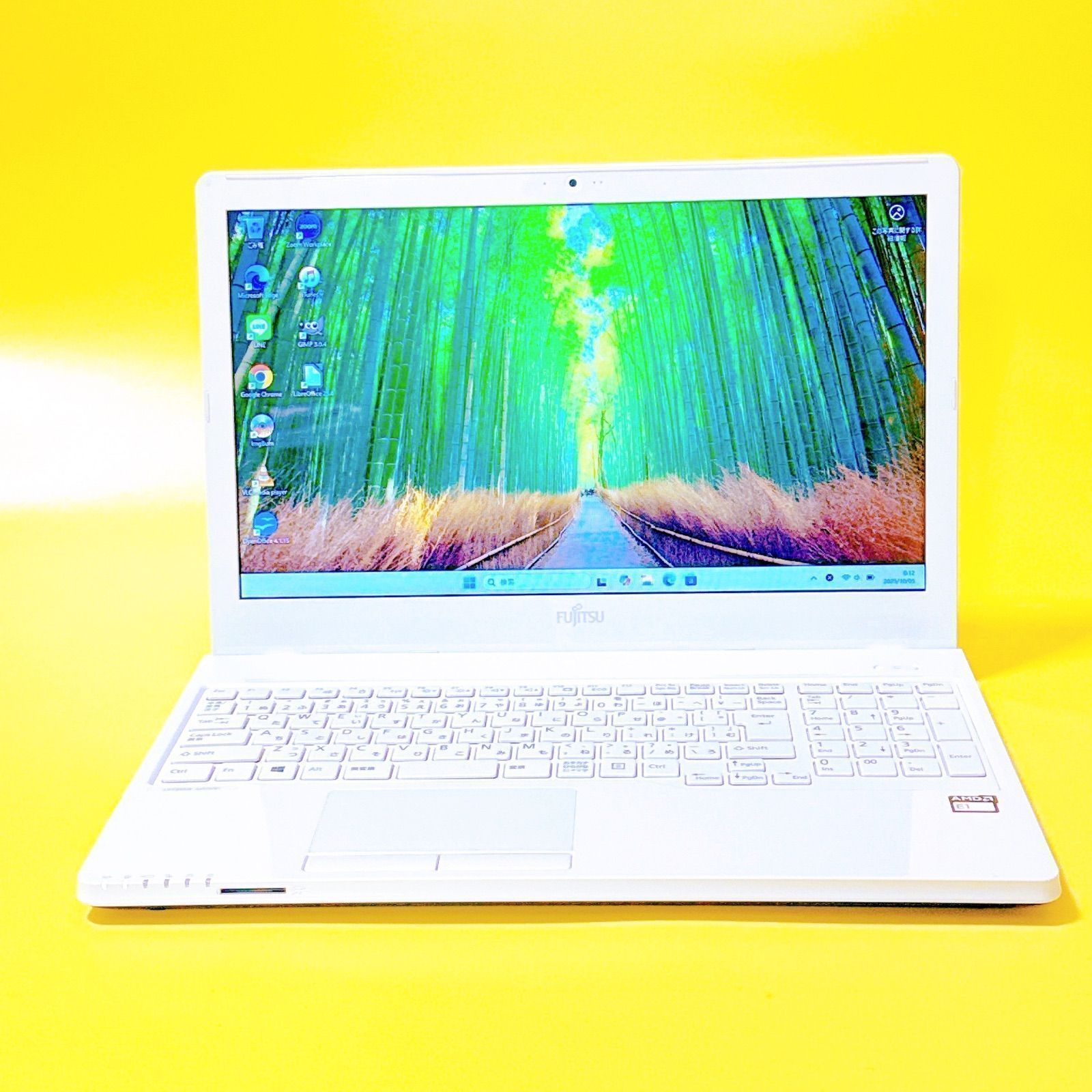 初心者✨ノートパソコン✨人気の富士通✨届いてすぐ使える✨Windows11